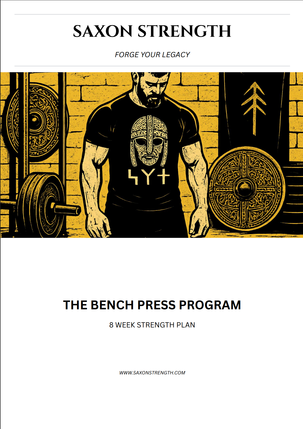 8 Week Bench Press Program